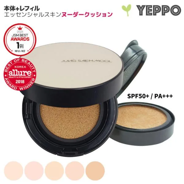 ジョンセンムル クッションファンデ エッセンシャル スキン ヌーダー クッション ファンデーション 本品14ml+詰替え14ml JUNGSAEMMOOL