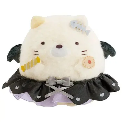 送料無料 すみっコぐらし あくまなあつめてぬいぐるみ てんしとあくまなしっぽず・ねこ MV88601