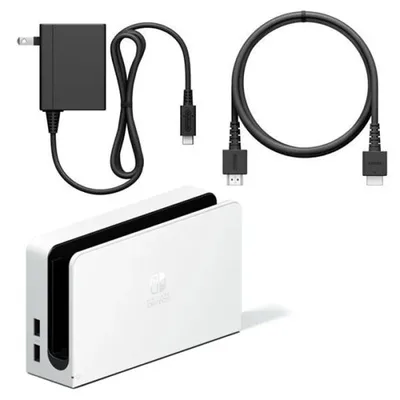 有機ELモデル ドックセット ホワイト Nintendo Switch 有線LAN 純正品 ニンテンドー スイッチ 外箱なし