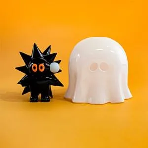 【予約商品】ケンエレファント umao MY GHOST HEDGEHOG standard 再販 中空工房 ソフビ ハリネズミ おばけ フィギュア