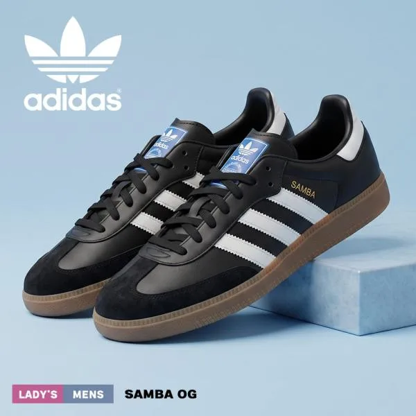 アディダス オリジナルス スニーカー ユニセックス サンバ OG ADIDAS ORIGINALS B75807 ブラック 黒 ブランド シューズ ロゴ 靴