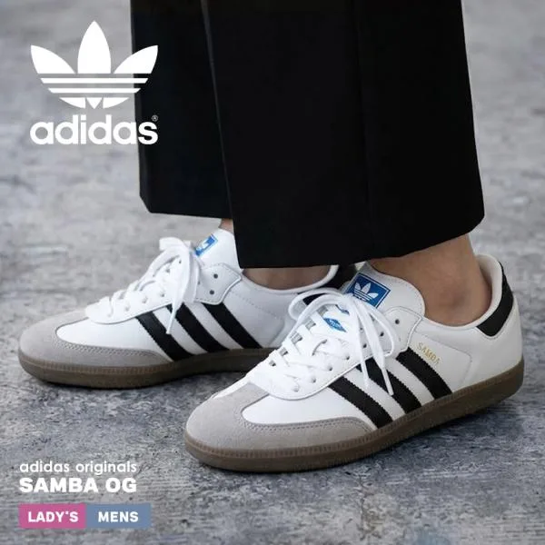 アディダス オリジナルス スニーカー ユニセックス サンバ OG adidas Originals B75806 ホワイト 白 ブランド シューズ ロゴ 靴