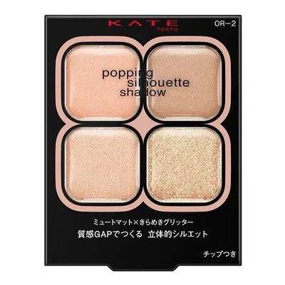 (ポスト投函)(カネボウ化粧品)KATE(ケイト) ポッピングシルエットシャドウ OR-2 コーラルロゼポップ 3.6g