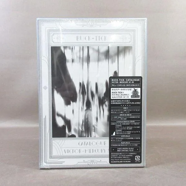 KA914●BUCK-TICK「CATALOGUE VICTOR→MERCURY 87-99 初回生産限定BOX」3CD+DVD 未開封品