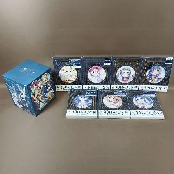 KB044●「幻日のヨハネ SUNSHINE IN THE MIRROR 特装限定版」Blu-ray全7巻セット 全巻収納BOX付き (4点は未開封新品)