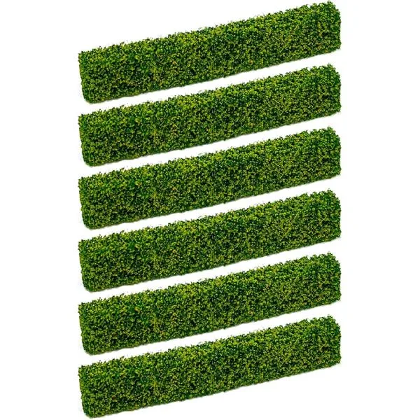 ジオラマ 模型 ミニチュア ツリー 生垣 植物 材料 樹 木 箱庭 情景 モデル 用 素材 草 6 本 (イエローxイエローグリーン)