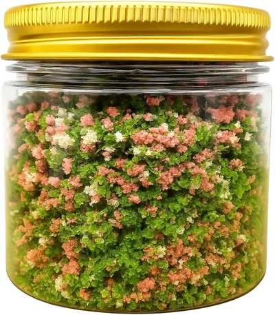 ジオラマ パウダー ミニチュア お花畑 草 桜 ピンク 工作 装飾