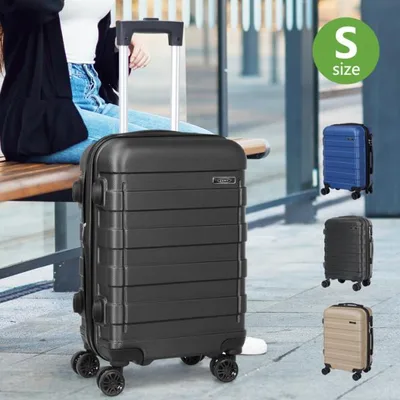 「セール価格」選べる3色 スーツケース sサイズ 機内持ち込み 静音 旅行かばん トランク 旅行用品 出張 ビジネス 軽量 シャンパン色 ネイビー ブラック