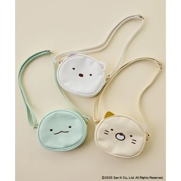 ショルダー ショルダーバッグ 「数量限定」「KIDS」「すみっコぐらし」お顔ショルダーバッグ キッズ 子供