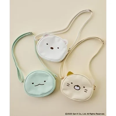 ショルダー ショルダーバッグ 「数量限定」「KIDS」「すみっコぐらし」お顔ショルダーバッグ キッズ 子供