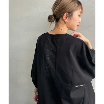 ナンガ tシャツ 半袖 「NANGA/ナンガ」 別注 ルーズフィット メッシュ切替え ドローコードTシャツ「追加」 レディース メンズ