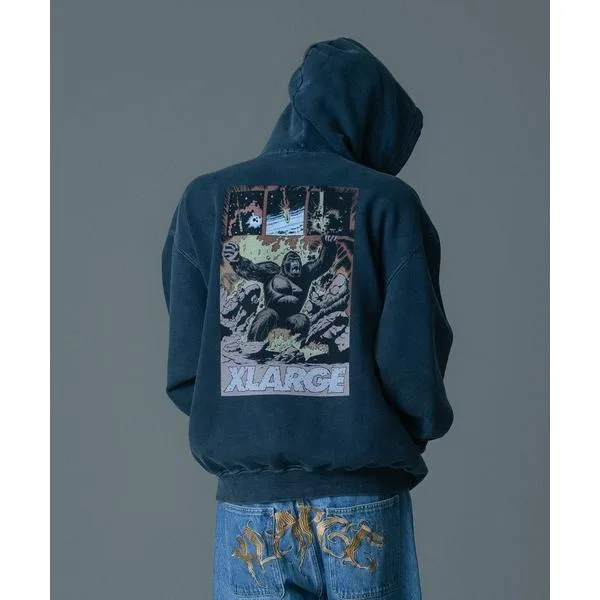 パーカー XLARGE COMIC TWO HOODED SWEATSHIRT メンズ レディース