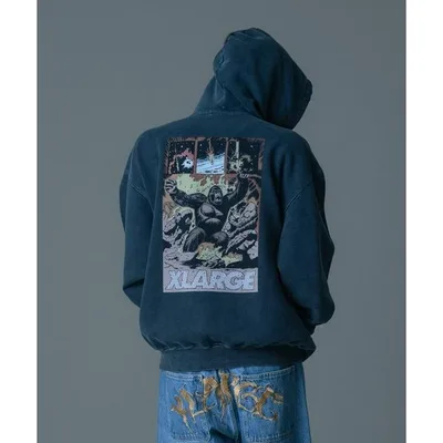 パーカー XLARGE COMIC TWO HOODED SWEATSHIRT メンズ レディース