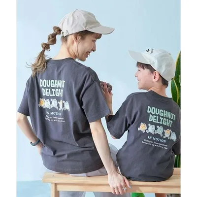 tシャツ 半袖 綿100% デビラボ 大人 プリント半袖Tシャツ レディース メンズ