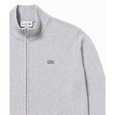 Lacoste คาร์ดิแกน Boucle Stand Zip Knit คาร์ดิแกน / คาร์ดิแกนถักของผู้ชาย สตรี