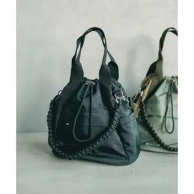 ショルダーバッグ バッグ 「500mlペットボトルも入る」ユーティリティ巾着バッグ 633023「KKfashion紹介アイテム」 レディース