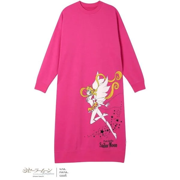 ルームウェア 部屋着 美少女戦士セーラームーン × une nana cool ワンピース レディース