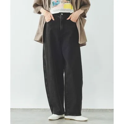 ワイドパンツ ジーンズ デニム デニムパンツ GOODデニムバレルパンツ/600980 レディース