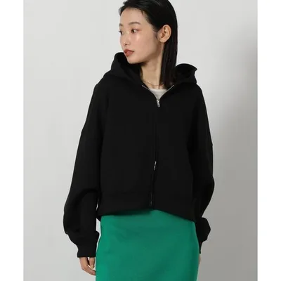 パーカー ショートダンボールZIPパーカー / 643749 レディース