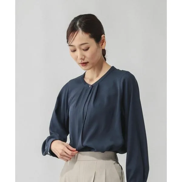 tシャツ キレイつづく2WAYタック長袖/601017 レディース