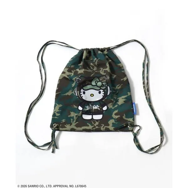 デイバック リュック HELLO KITTY DAILY KNAPSACK/ハローキティプリント リバーシブルナップサック レディース メンズ