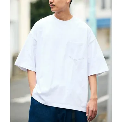 tシャツ 限定展開 9オンス Heavyweight ビッグシルエット クルーネック ポケットTシャツ ヘビーウェイト メンズ レディース