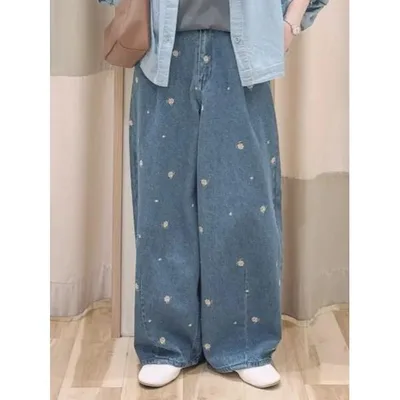 パンツ 「新色追加」「オーガニックコットン」デニムバレルパンツ レディース