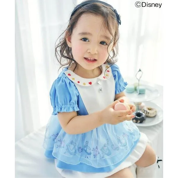 tシャツ ディズニーキャラクターふしぎの国のアリストップス キッズ 子供服 女の子