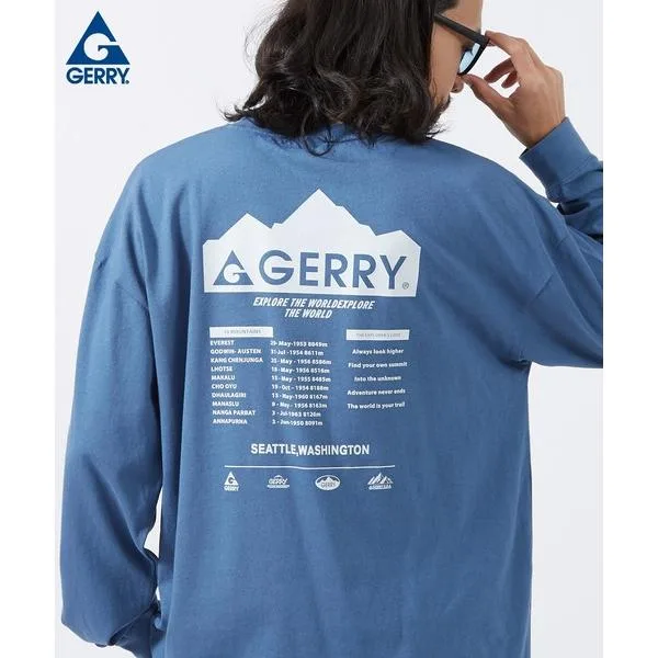 tシャツ 「GERRY」別注 プリント 長袖 Tシャツ メンズ レディース