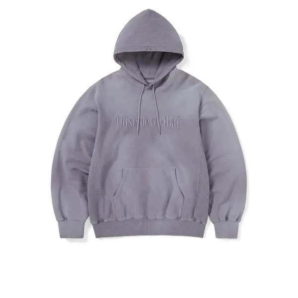 パーカー Overdyed Embroidery Hoodie メンズ
