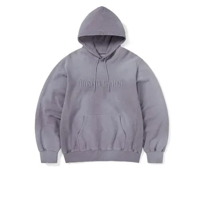 パーカー Overdyed Embroidery Hoodie メンズ