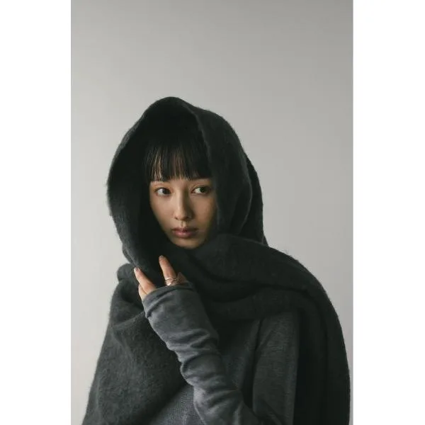 「STYLEMIXER」 マフラー FREE チャコールグレー レディース