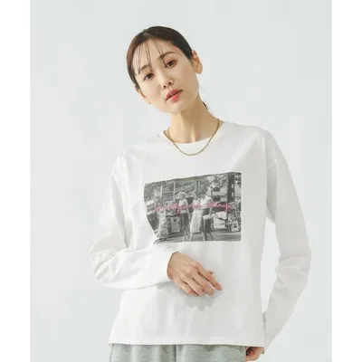 tシャツ リッチクリーンプリントロンT/636710 レディース