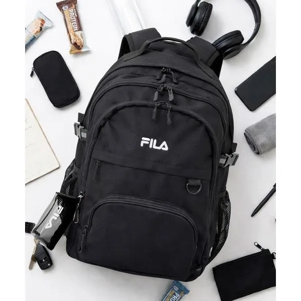 デイバック リュック 「FILA/フィラ」 クリアポーチ付きリュック 大容量 30L 通学 通勤 バッグ スクールリュック レディース メンズ