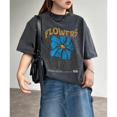 tシャツ パウダー加工ヴィンテージライクT メンズ レディース