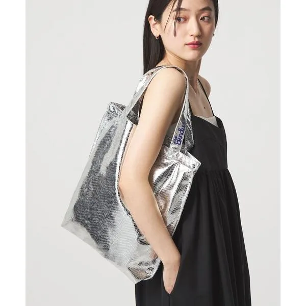トートバッグ 「別注」「BINDU」メタリック トートバッグ レディース