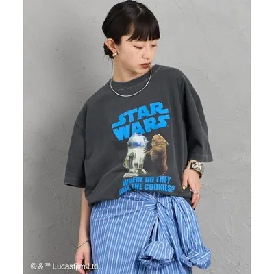 tシャツ 半袖 「GOOD ROCK SPEED/グッドロックスピード」 別注 / STAR WARS / R2-D2 / EWOK / プリントTシャツ / ディズニー「追加」 レディース メンズ