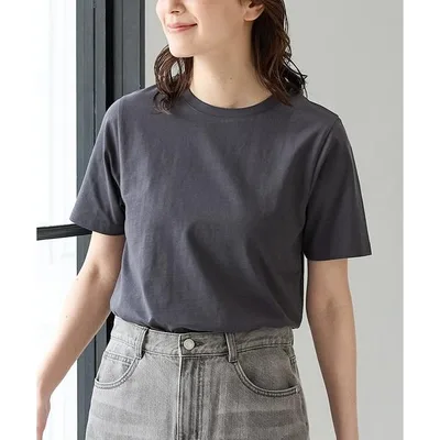 tシャツ 半袖 「UVカット」こだわり綿コンパクトT レディース