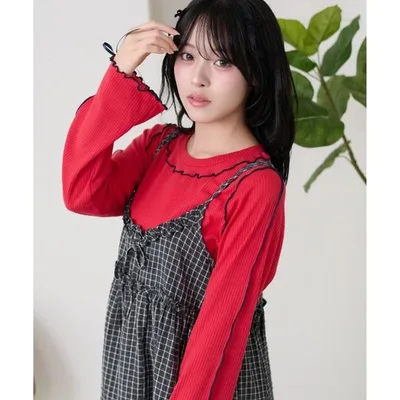tシャツ メローリボントップス レディース