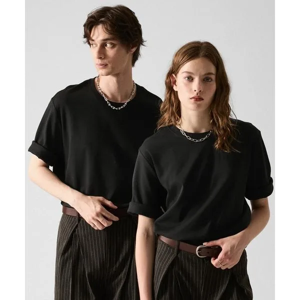 tシャツ 速乾 「CLEL」Giza Cotton Crew Neck Short Sleeve T-Shirt / ギザコットン クルーネック半袖Tシャツ(吸水速乾/綿100) メンズ レディース