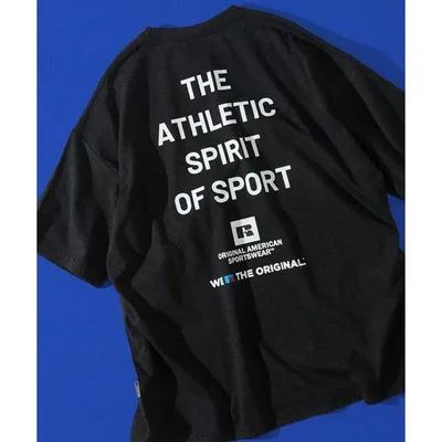 tシャツ 限定展開 RUSSELL ATHLETIC×FREAK'S STORE ラッセル アスレチック 別注 ビッグシルエット バックプリント Tシャツ マルチプリント