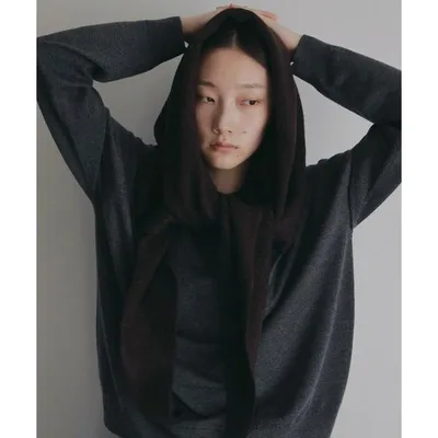 ストール マフラー Knit Triangle Scarf レディース