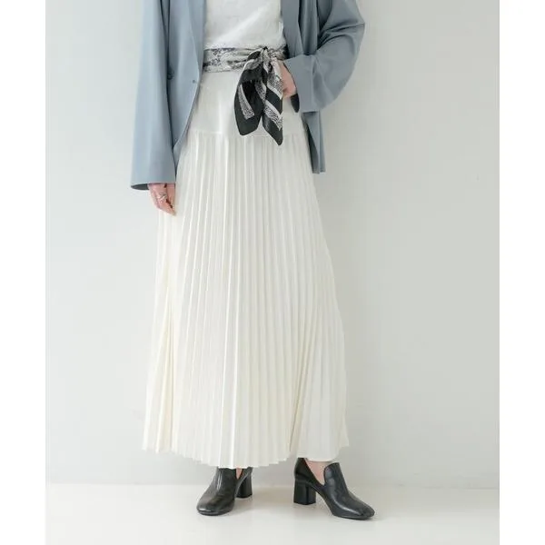 ロング スカート プリーツロングスカート