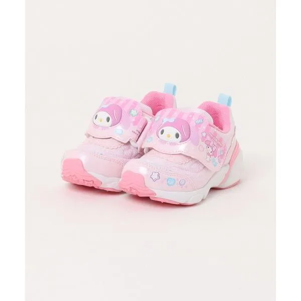 スニーカー MOONSTAR ムーンスター 15-19 サンリオ(L) サンリオ7220 SA 7220LE ABC ABC-MART限定 *ピンク キッズ 子供 女の子