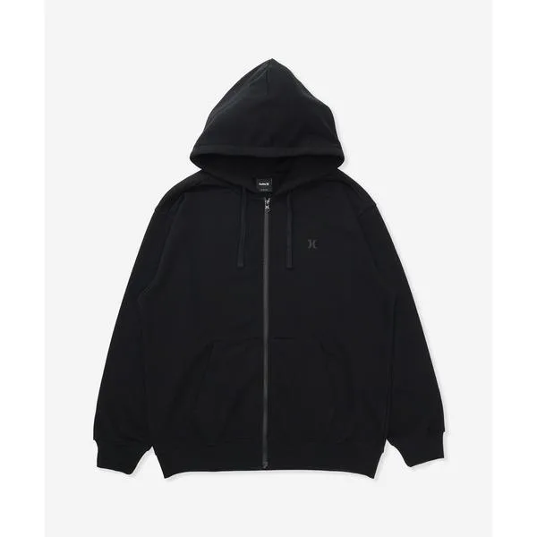 パーカー 「Hurley:ハーレー」スウェットフルジップフーディー ジップパーカー バックプリント 吸汗速乾 TRRY TRBL LG OVRSZD FZ HOODIE