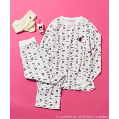 パジャマ ルームウェア SANRIO/サンリオ 'HELLO KITTY' 総柄プリント ルームウェア/パジャマセット レディース