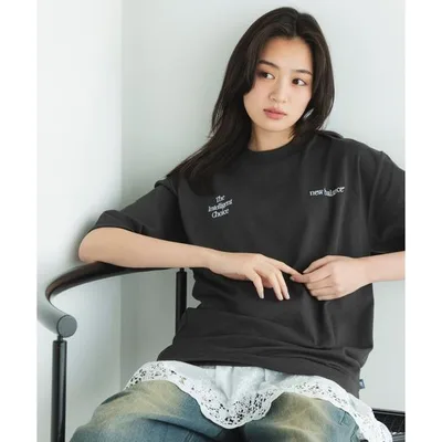 ニューバランス tシャツ 半袖 Linear Logo T-Shirt レディース メンズ
