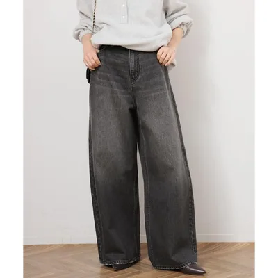 ワイドパンツ ジーンズ デニム デニムパンツ 「一部WEB限定追加」バギーDENIM レディース