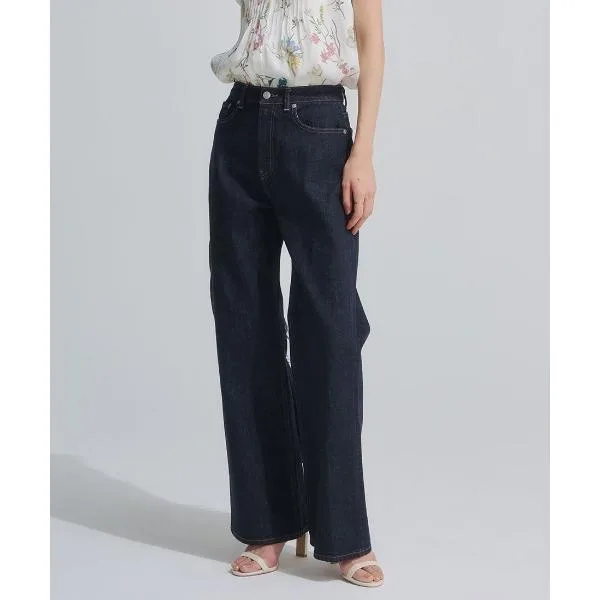 ワイドパンツ ジーンズ デニム デニムパンツ 「0サイズあり」Wide leg denim レディース