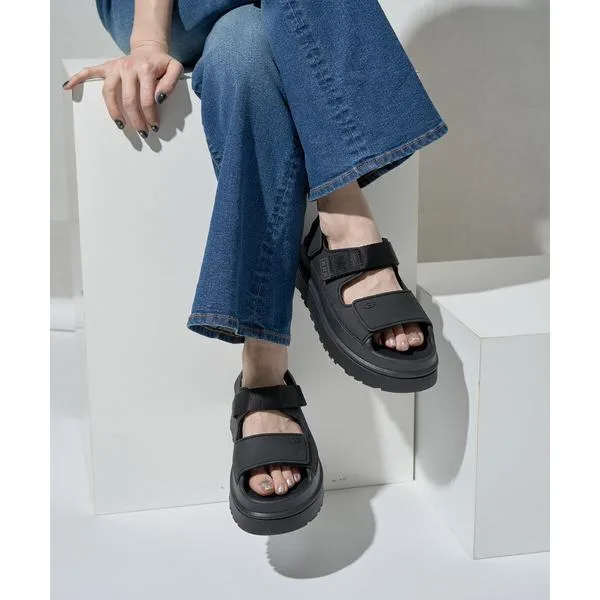 厚底 ugg サンダル 夏 限定展開 UGG/アグ W GOLDENGLOW/ウィメンズ ゴールデングロウ「5~8サイズ展開」 レディース